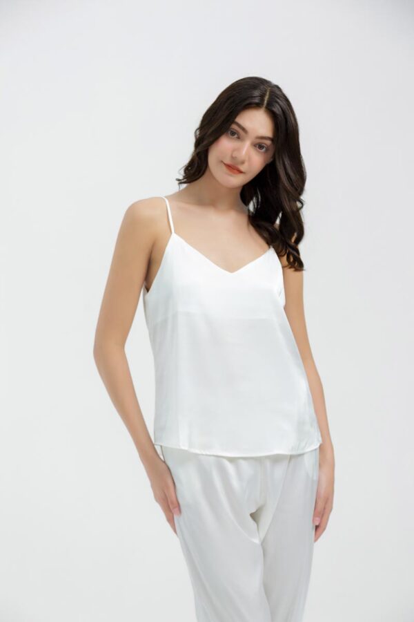 White Cami Top and Pants set